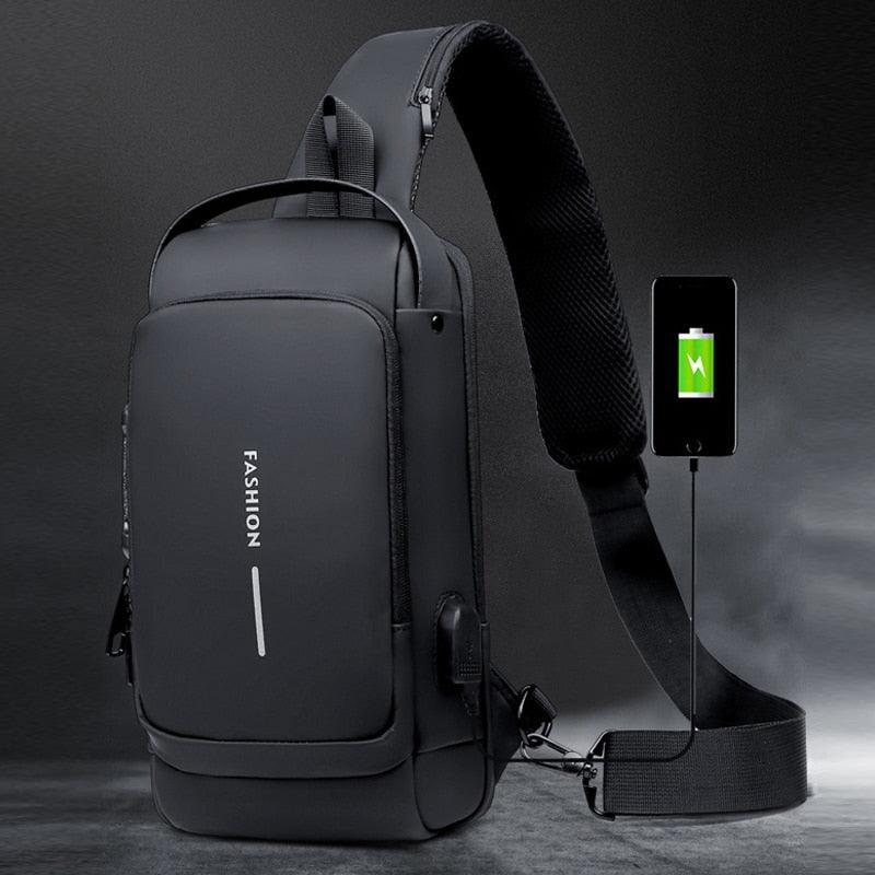 Bag Anti-furto com carregamento USB (Unissex) - Submarte